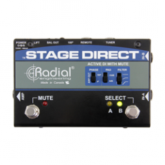 Radial Stagedirect Active DI with Mute Footswitch