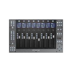 The SSL UF8 Advanced DAW Controller front view, showing the interface