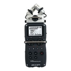 The black Zoom H5 Handy Recorder, front view