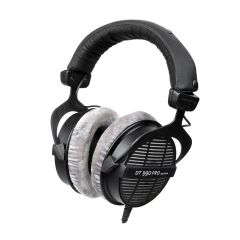 The black Beyerdynamic DT990 Pro Headphones