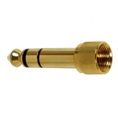Screw-In Gold Headphone Adaptor Mini Jack Socket – Stereo Jack