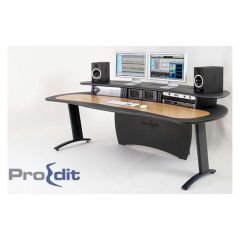 ProEdit Desk Grey & Oak