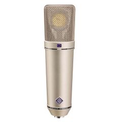 Neumann U87 Ai Nickel Large Diaphragm Microphone front facing