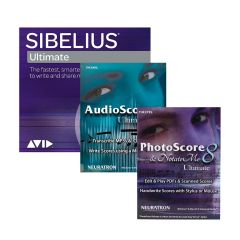Avid Sibelius Ultimate with Neuratron Photoscore, Audioscore, NotateMe Education